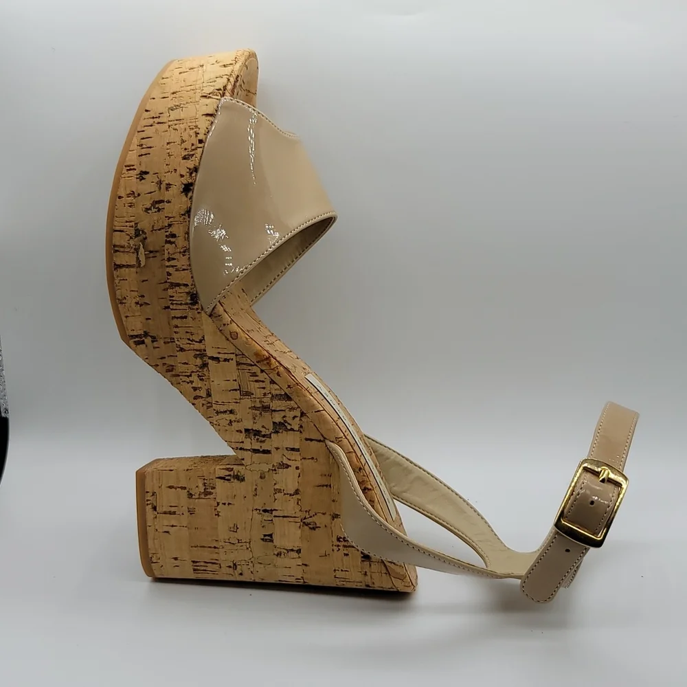 Stella McCartney patent leather/cork sandals Size 40 - Picture 7 of 12